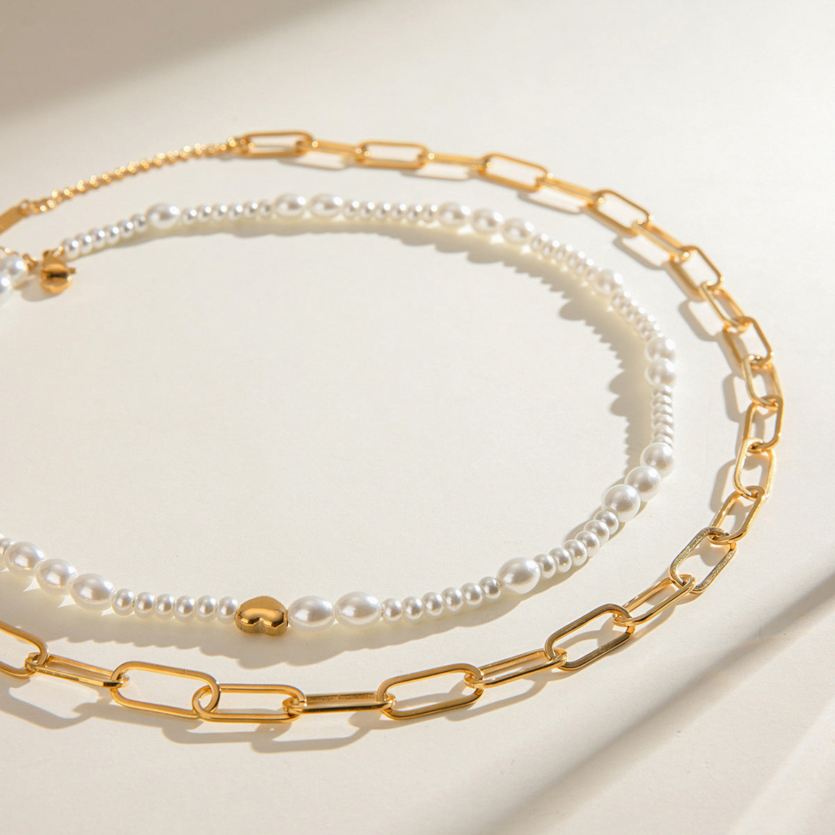 Chain Link Necklace – Minimalist Titanium Steel Jewelry