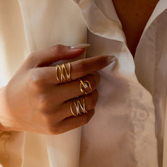 Minimalist Ring – Elegant Titanium Steel Tarnish-Free Jewelry