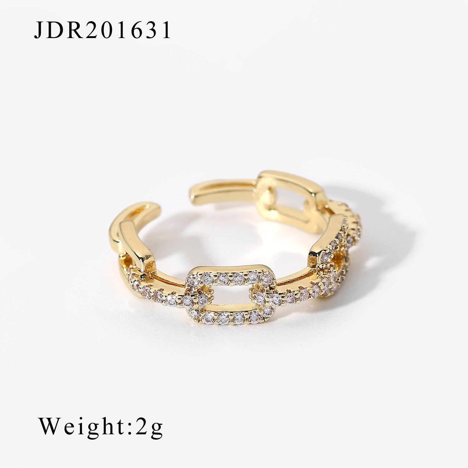 Chain Ring Bracelet – Titanium Steel Hand Jewelry for Women