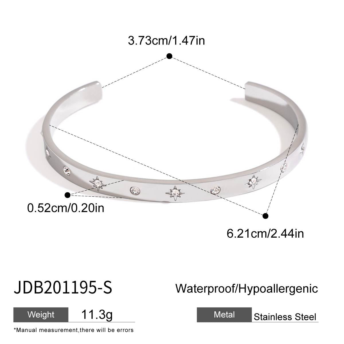 18K Gold Stainless Steel Bracelet – Elegant Titanium Steel Bangle