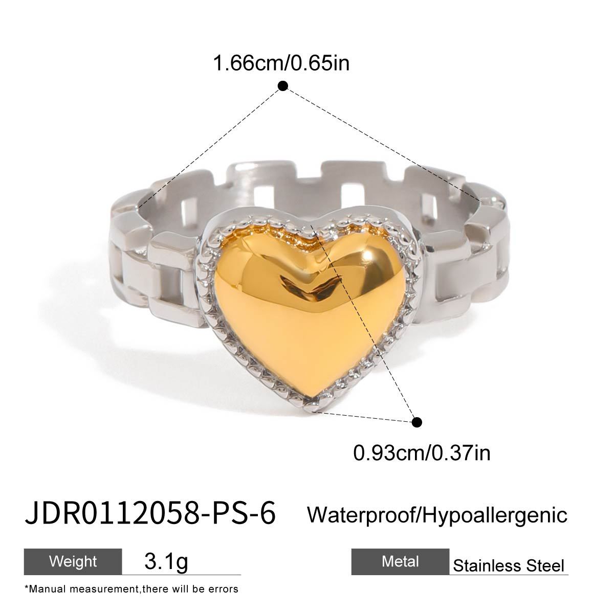 Watch Strap-Inspired Titanium Steel Ring – Minimalist Niche Design