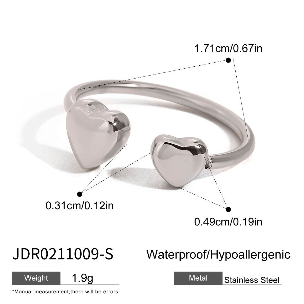 Steel Color Titanium Ring – Minimalist High-End Stainless Steel Jewelry