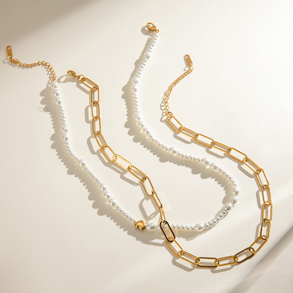 Chain Link Necklace – Minimalist Titanium Steel Jewelry