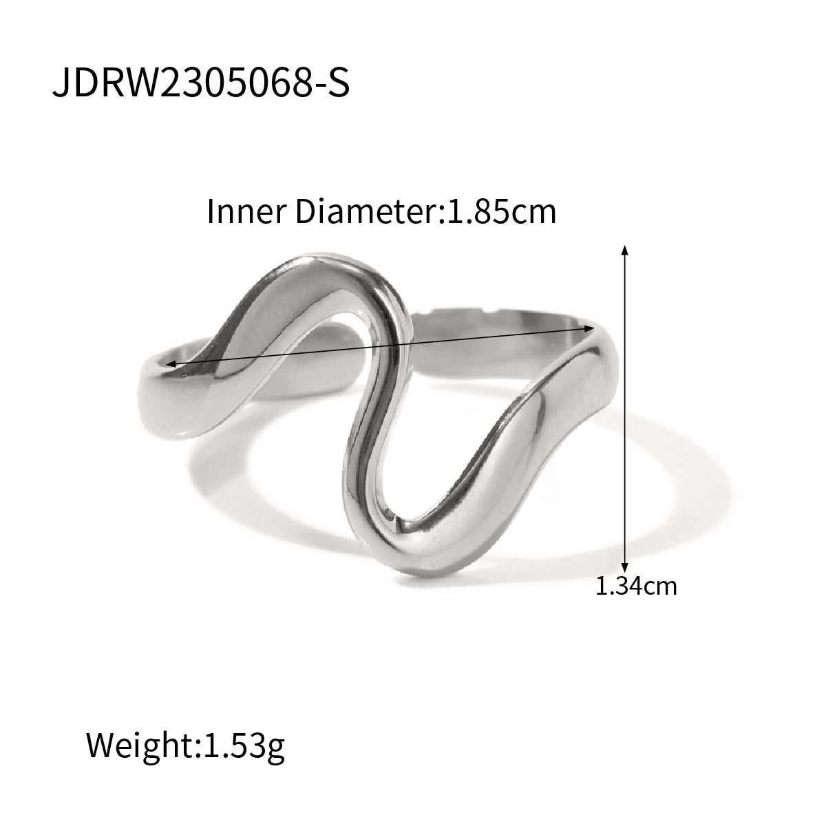 Steel Color Titanium Ring – Minimalist High-End Stainless Steel Jewelry