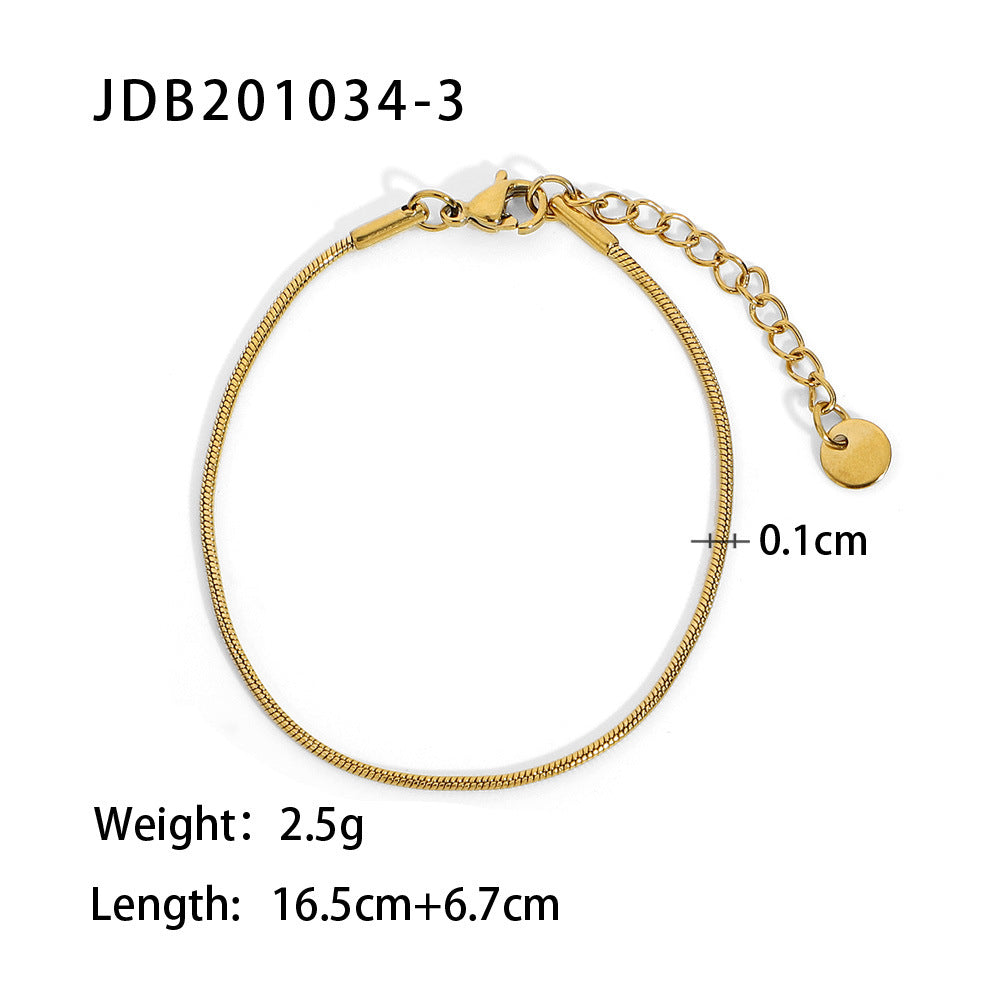 Cuban Link Titanium Steel Bracelet – High-End INS-Style Jewelry