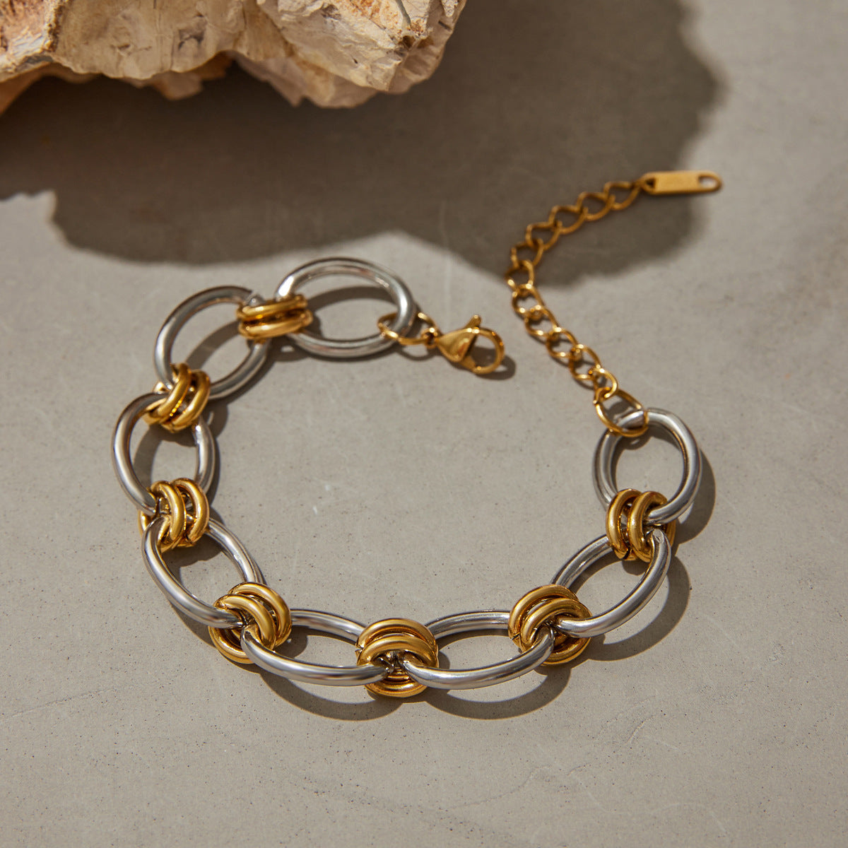 Cuban Zircon Chain Bracelet – Titanium Steel Luxury Jewelry