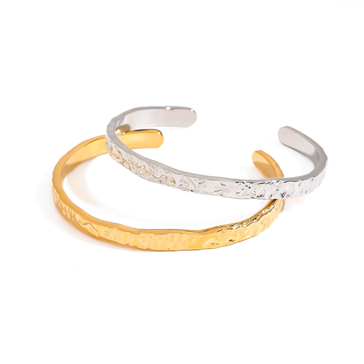 18K Gold Stainless Steel Bracelet – Elegant Titanium Steel Bangle
