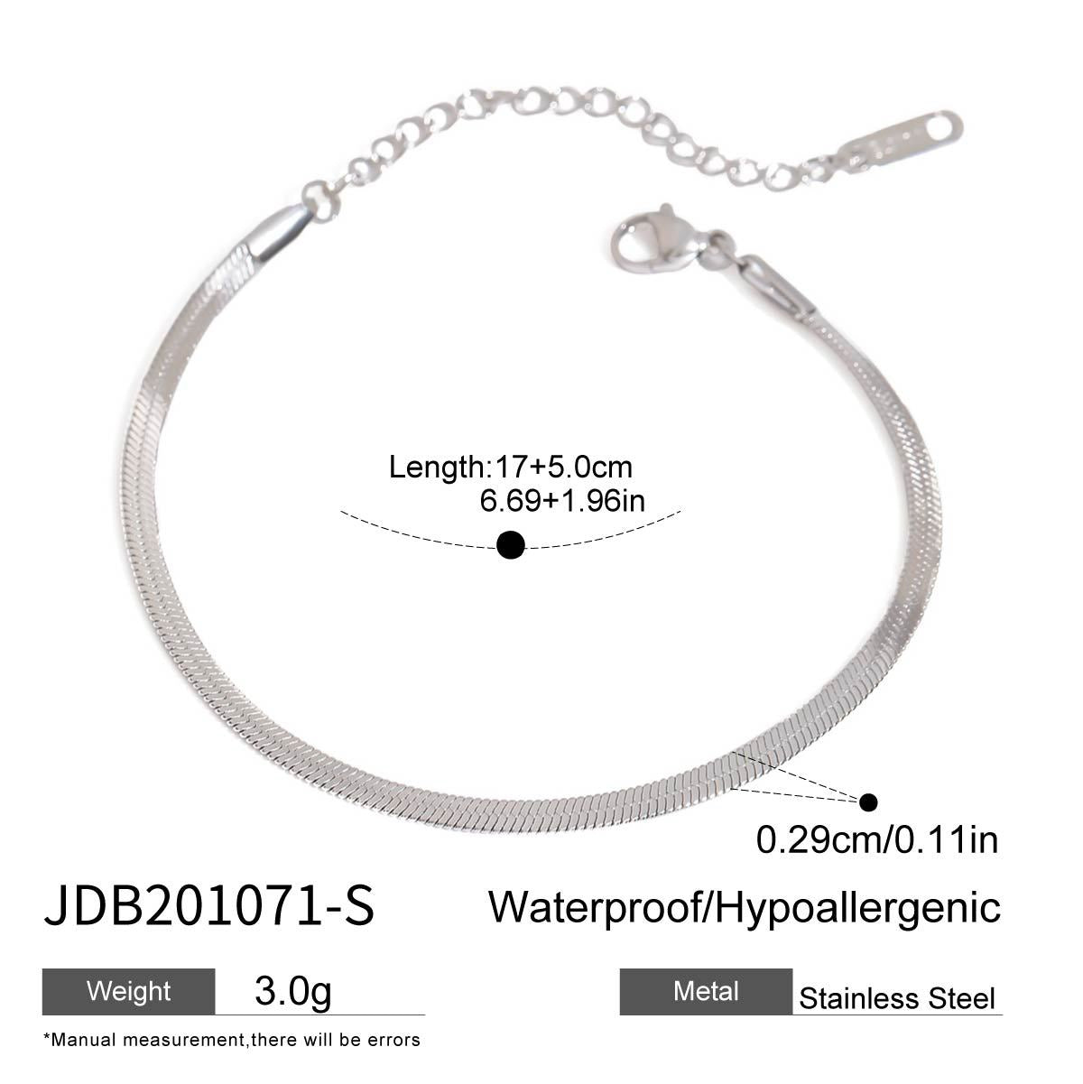 18K Gold Stainless Steel Bracelet – Elegant Titanium Steel Bangle