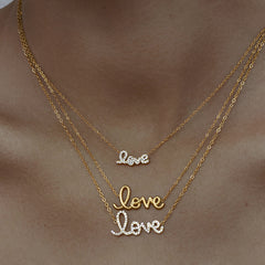 Initial Letter Necklace – Diamond-Inspired Titanium Steel Choker