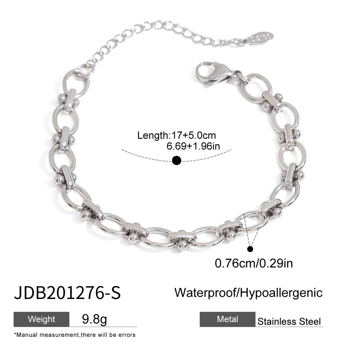 18K Gold Stainless Steel Bracelet – Elegant Titanium Steel Bangle