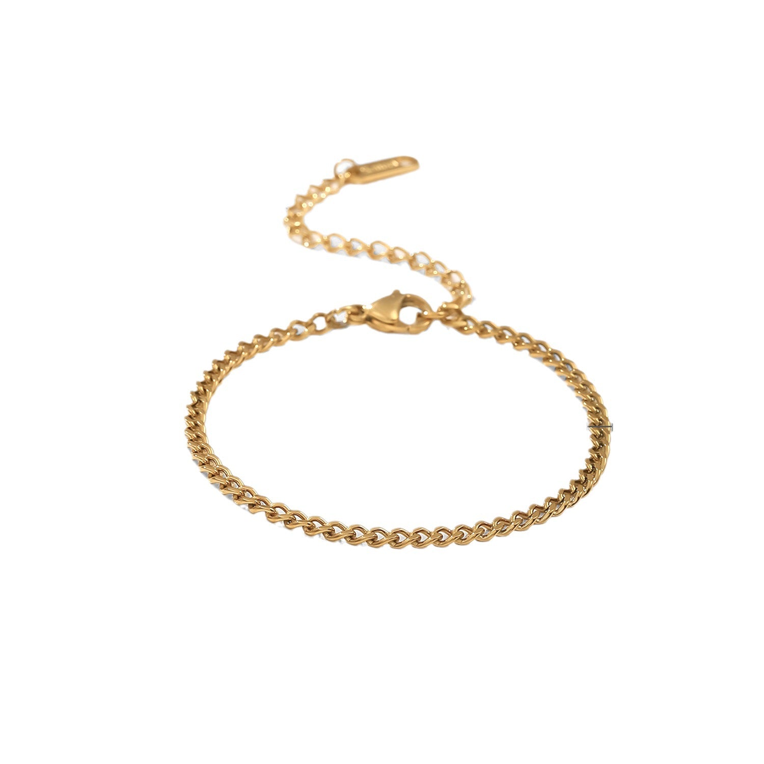 Cuban Link Titanium Steel Bracelet – High-End INS-Style Jewelry