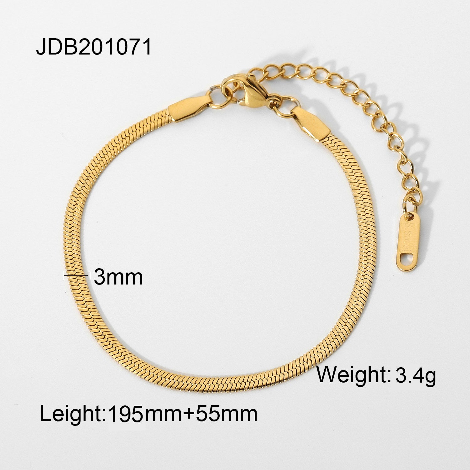 Cuban Link Titanium Steel Bracelet – High-End INS-Style Jewelry
