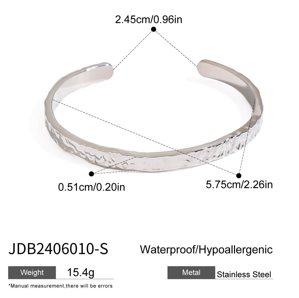 18K Gold Stainless Steel Bracelet – Elegant Titanium Steel Bangle