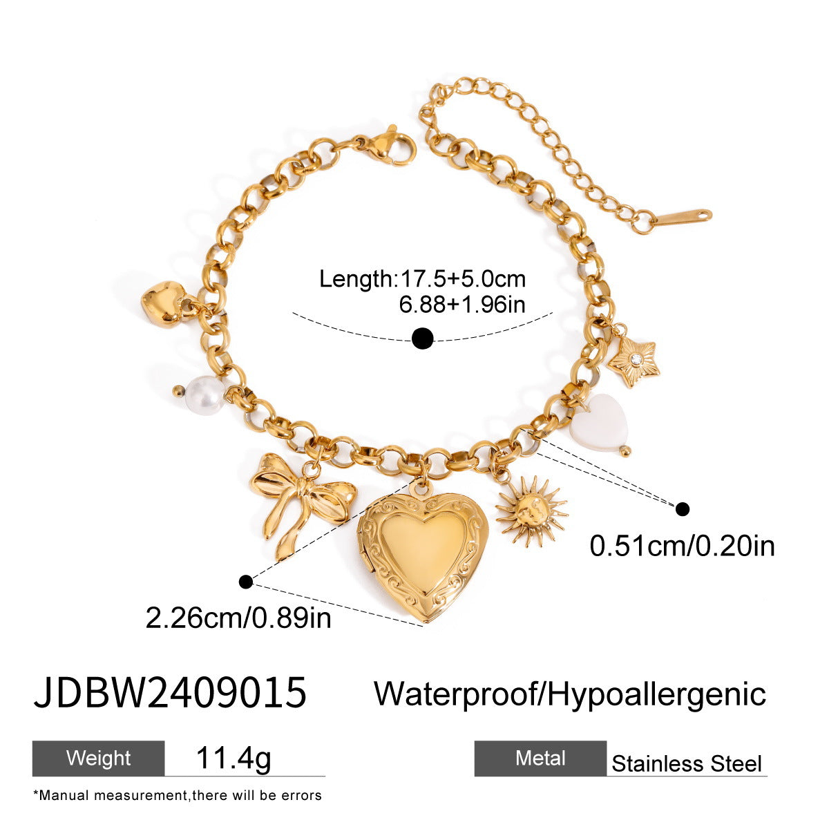 Heart Pendant Necklace – Elegant Titanium Steel Choker