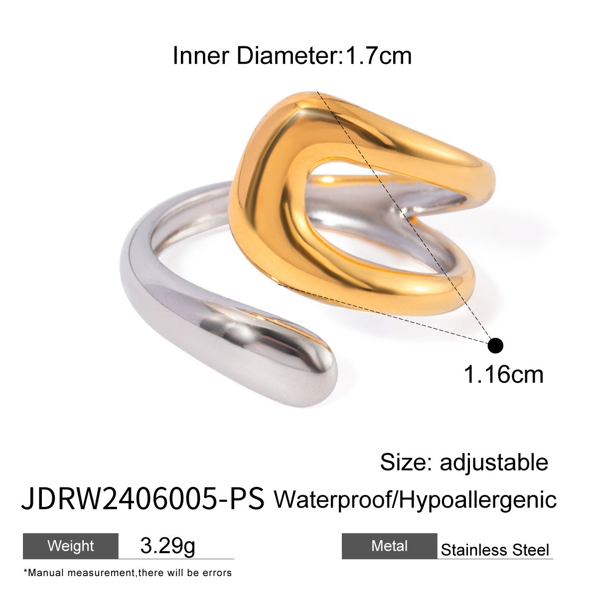 Bold Floral Titanium Steel Ring – Elegant INS-Style Statement Jewelry