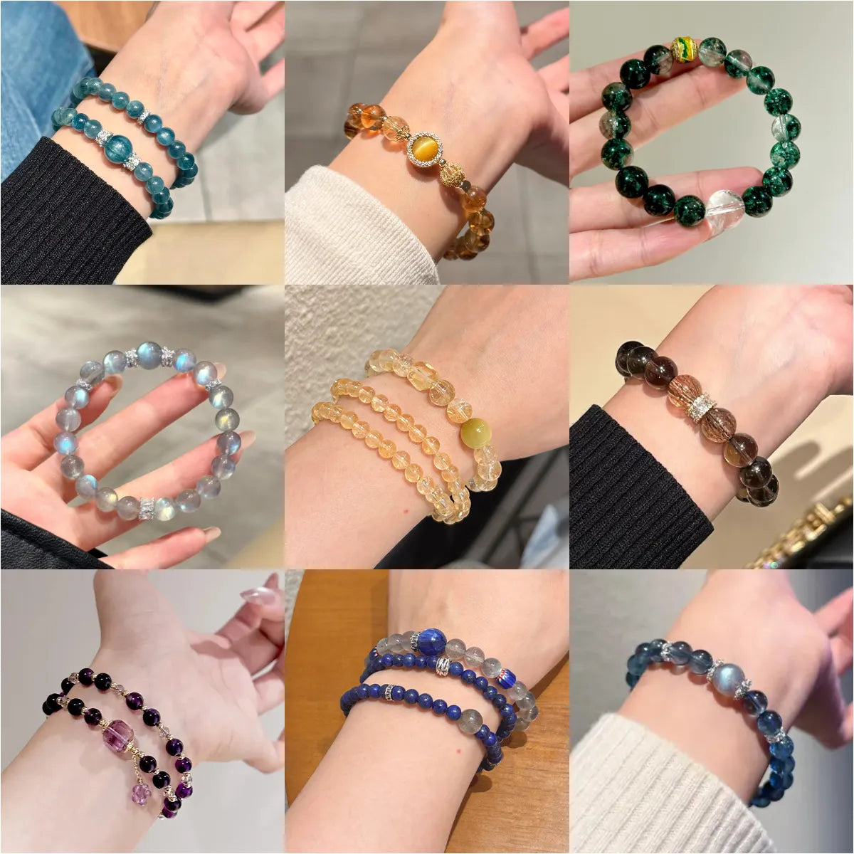 Customizable Crystal Bracelet - Personalized Design by Social Media Video or Image Reference